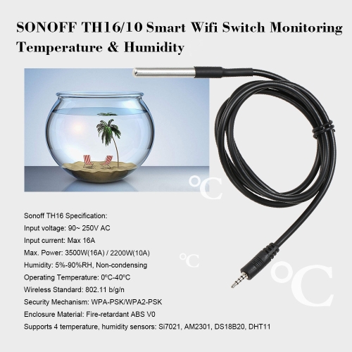 sonoff waterproof ds18b20 temperature sensorhome automation 1